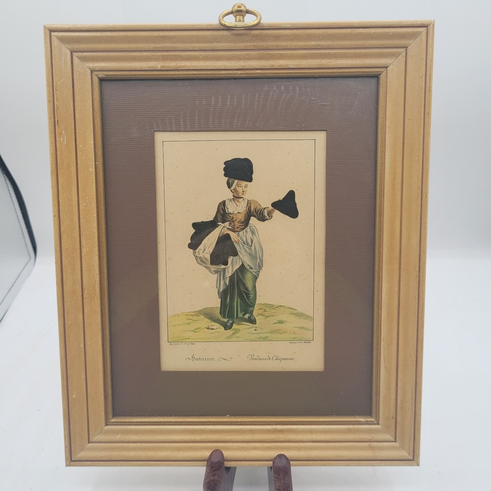 Vintage MPF‎ Pictures of Distinction Hat Seller Color Print